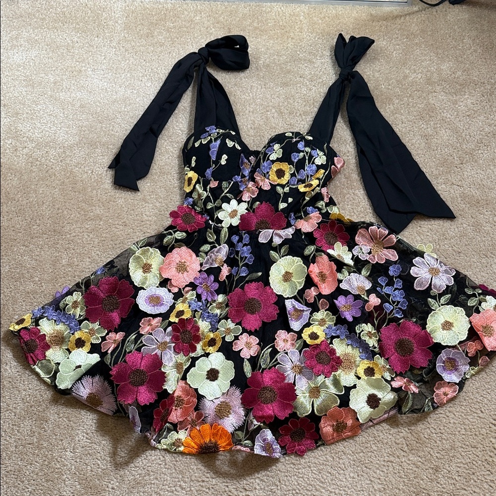 Buddy Love Black Floral Dress